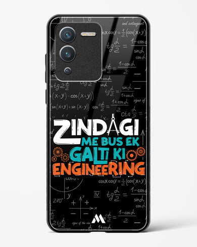 Zindagi Galti Engineering Glass Case Phone Cover-(Vivo)