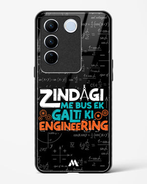 Zindagi Galti Engineering Glass Case Phone Cover-(Vivo)