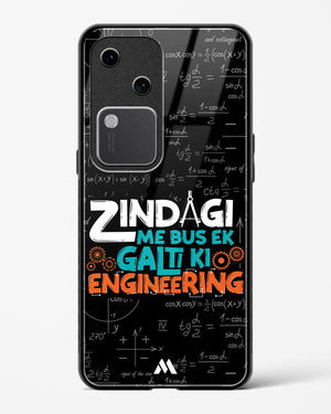 Zindagi Galti Engineering Glass Case Phone Cover (Vivo)