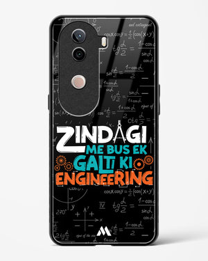 Zindagi Galti Engineering Glass Case Phone Cover (Vivo)