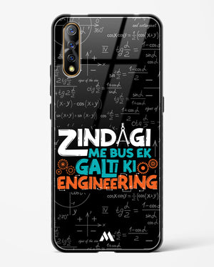 Zindagi Galti Engineering Glass Case Phone Cover-(Vivo)