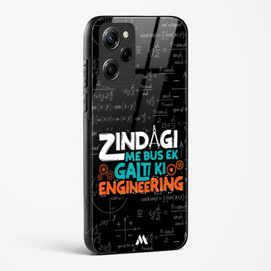 Zindagi Galti Engineering Glass Case Phone Cover (Xiaomi)