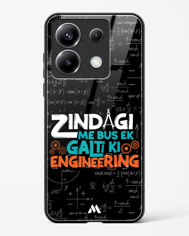 Zindagi Galti Engineering Glass Case Phone Cover-(Xiaomi)