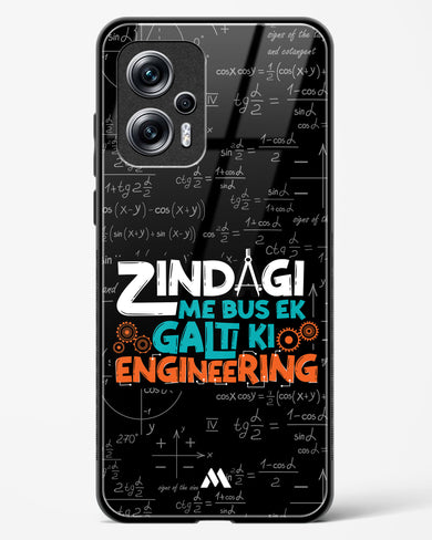 Zindagi Galti Engineering Glass Case Phone Cover-(Xiaomi)