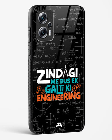 Zindagi Galti Engineering Glass Case Phone Cover-(Xiaomi)