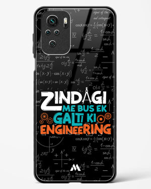 Zindagi Galti Engineering Glass Case Phone Cover-(Xiaomi)