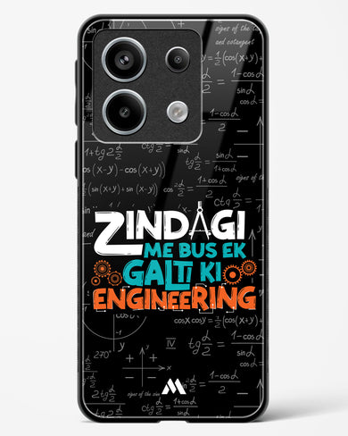 Zindagi Galti Engineering Glass Case Phone Cover-(Xiaomi)