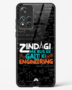 Zindagi Galti Engineering Glass Case Phone Cover (Xiaomi)