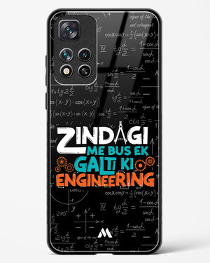 Zindagi Galti Engineering Glass Case Phone Cover-(Xiaomi)