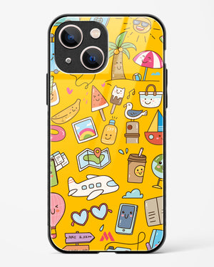 Vintage Travel Glass Case Phone Cover (Apple)