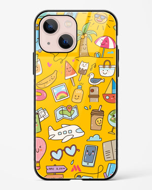 Vintage Travel Glass Case Phone Cover (Apple)