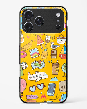 Vintage Travel Glass Case Phone Cover (Apple)