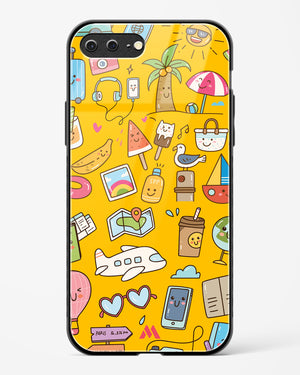 Vintage Travel Glass Case Phone Cover (Apple)