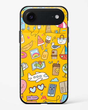 Vintage Travel Glass Case Phone Cover (Apple)