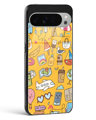 Vintage Travel Glass Case Phone Cover (Google)