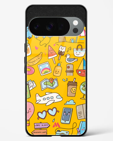 Vintage Travel Glass Case Phone Cover (Google)