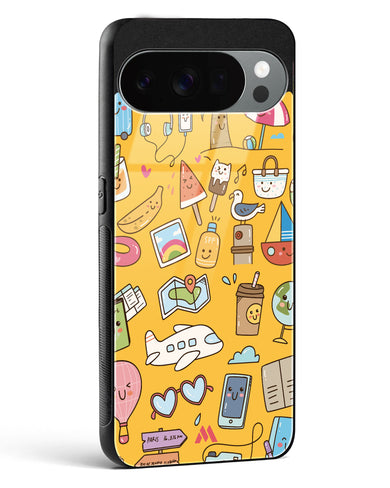 Vintage Travel Glass Case Phone Cover (Google)