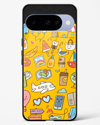 Vintage Travel Glass Case Phone Cover (Google)