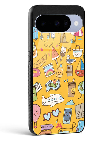 Vintage Travel Glass Case Phone Cover (Google)