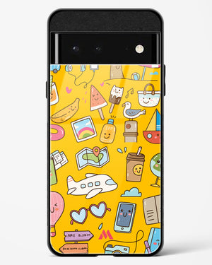 Vintage Travel Glass Case Phone Cover (Google)