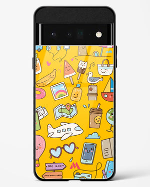 Vintage Travel Glass Case Phone Cover (Google)