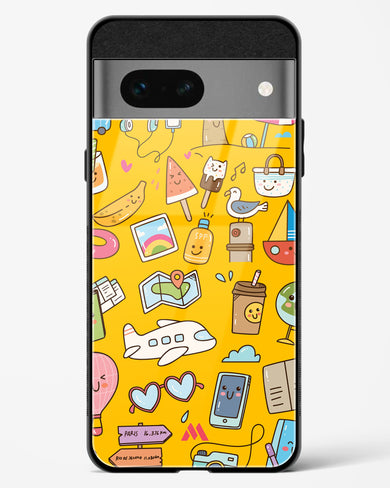 Vintage Travel Glass Case Phone Cover (Google)