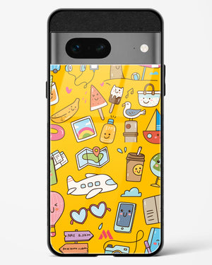 Vintage Travel Glass Case Phone Cover (Google)