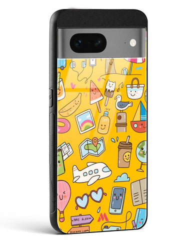 Vintage Travel Glass Case Phone Cover (Google)