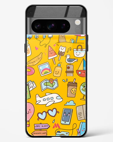 Vintage Travel Glass Case Phone Cover (Google)