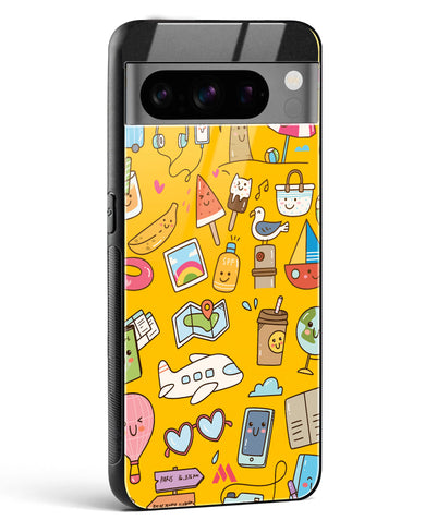 Vintage Travel Glass Case Phone Cover (Google)