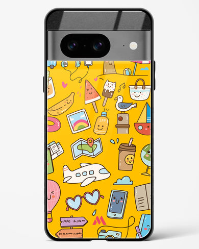 Vintage Travel Glass Case Phone Cover (Google)