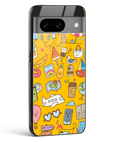 Vintage Travel Glass Case Phone Cover (Google)