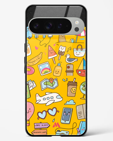 Vintage Travel Glass Case Phone Cover (Google)