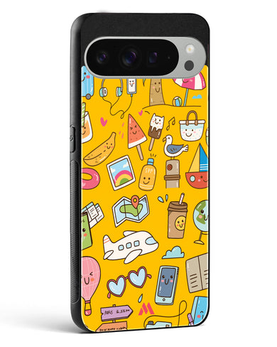 Vintage Travel Glass Case Phone Cover (Google)