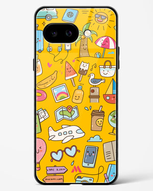 Vintage Travel Glass Case Phone Cover (Google)