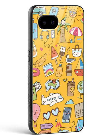 Vintage Travel Glass Case Phone Cover (Google)