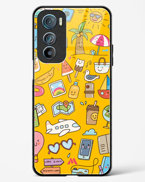 Vintage Travel Glass Case Phone Cover (Motorola)