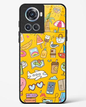 Vintage Travel Glass Case Phone Cover (OnePlus)