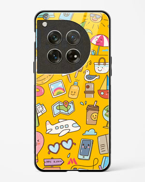 Vintage Travel Glass Case Phone Cover (OnePlus)