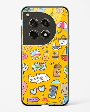 Vintage Travel Glass Case Phone Cover (OnePlus)