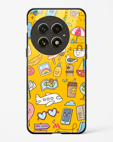 Vintage Travel Glass Case Phone Cover (OnePlus)