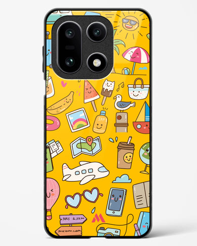 Vintage Travel Glass Case Phone Cover (OnePlus)