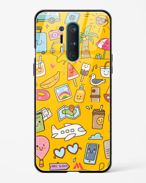 Vintage Travel Glass Case Phone Cover (OnePlus)