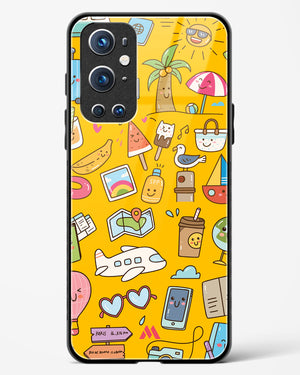 Vintage Travel Glass Case Phone Cover (OnePlus)