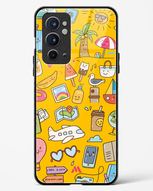 Vintage Travel Glass Case Phone Cover (OnePlus)