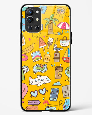 Vintage Travel Glass Case Phone Cover (OnePlus)