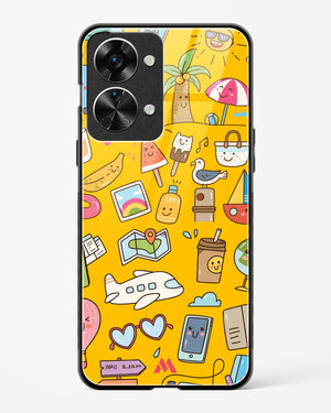 Vintage Travel Glass Case Phone Cover (OnePlus)