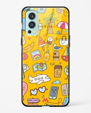 Vintage Travel Glass Case Phone Cover (OnePlus)