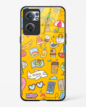 Vintage Travel Glass Case Phone Cover (OnePlus)