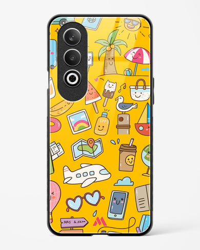 Vintage Travel Glass Case Phone Cover (OnePlus)